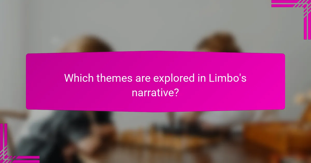 Which themes are explored in Limbo's narrative?